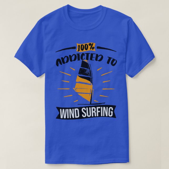 Windsurfing Windsurf Surfboard Surfer T-Shirt (Design Front)