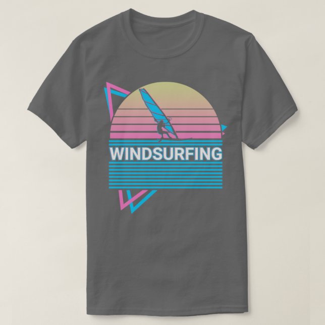 Windsurfing Windsurfer Retro T-Shirt (Design Front)