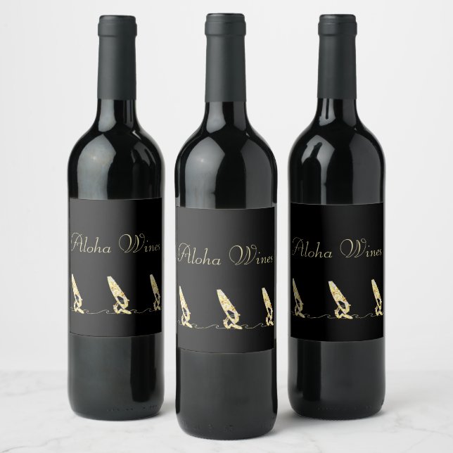 WINDSURFING WINE LABEL (Bottles)
