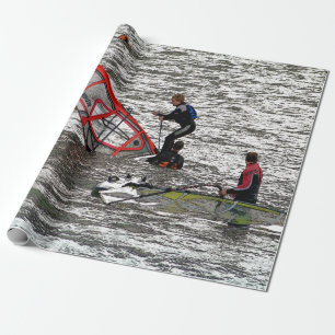 WINDSURFING WRAPPING PAPER