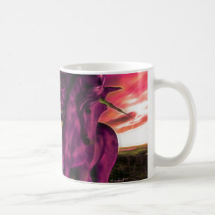 Windswept Amethyst Unicorn Coffee Mug