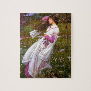 Windswept by John William Waterhouse Jigsaw Puzzle