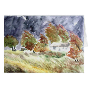Windswept Landscape From Original Watercolour Art