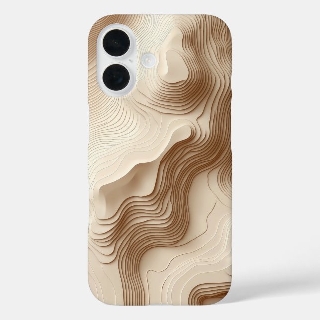 Windswept Sand Phone Case (Back)