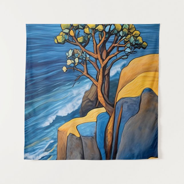 Windswept Serenity Tapestry (Front)