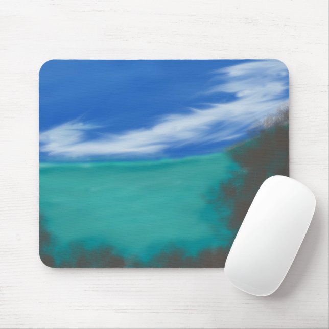 Windswept Sky Mouse pad (With Mouse)
