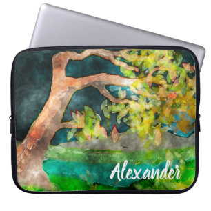 Windswept Tree Laptop Sleeve