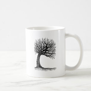windswept tree of life coffee mug