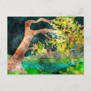 Windswept Tree Postcard