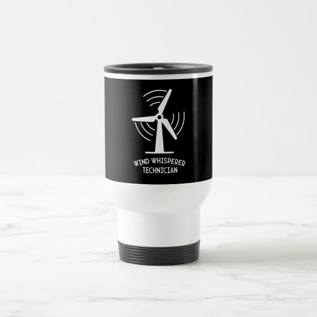 Windturbine Service Technician Travel Mug (Center)