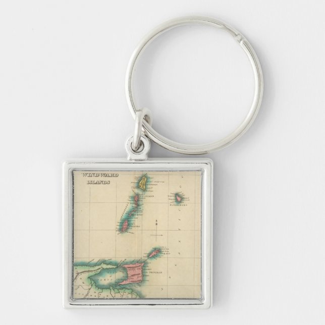Windward Islands Key Ring (Front)