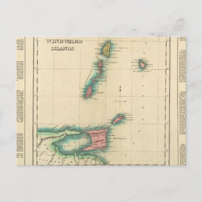 Windward Islands Postcard (Front)