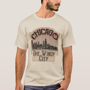 Windy City Chicago Slogan T-Shirt