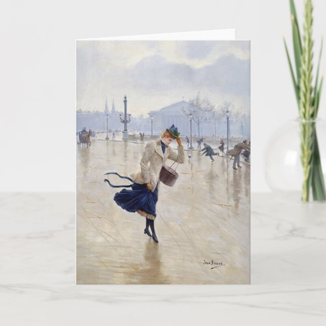 Windy Day | Jean Béraud Card (Front)