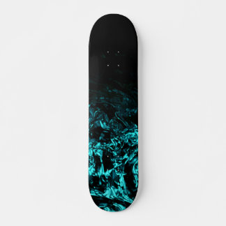 Windy Nite turquoise blue black Skateboard