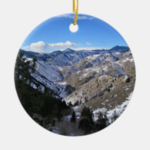 Windy Saddle Park, Golden, Colorado Ceramic Tree Decoration