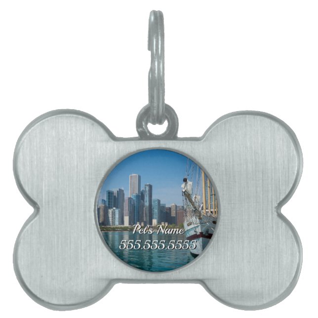 Windy Sailing Pet Id Tag (Front)