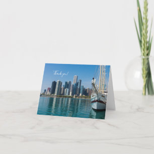 Windy Sailing Thank You Card
