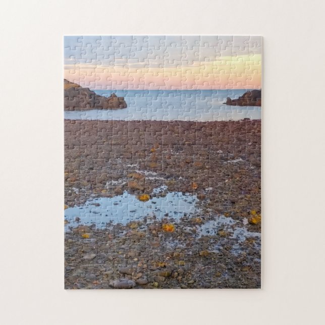 Windy Sunset On the Beach Jigsaw Puzzle (Vertical)
