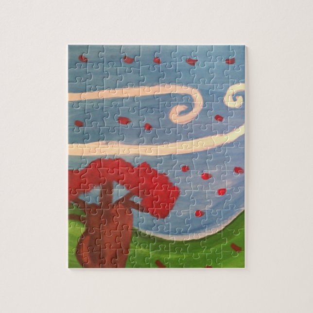 Windy Windy Day Jigsaw Puzzle (Vertical)