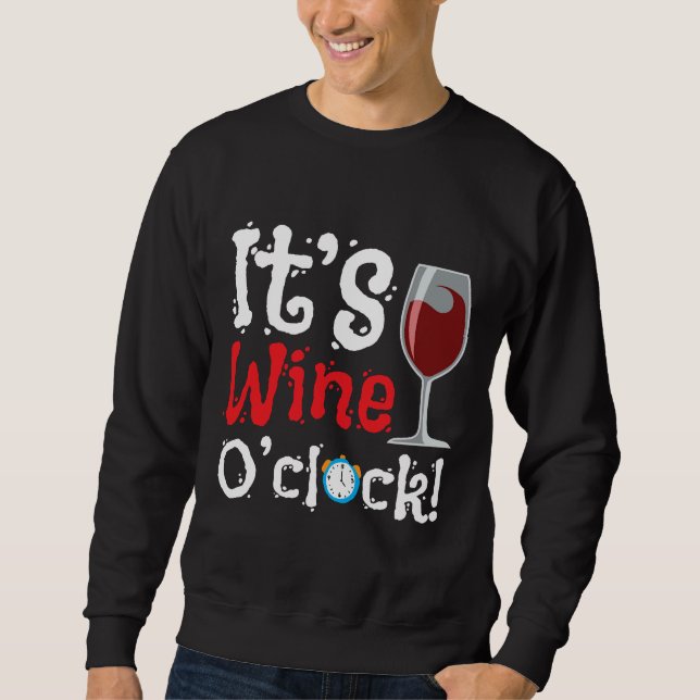 Wine  129 sweatshirt (Front)