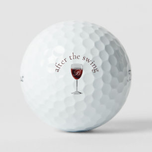 Wine After the Swing Monogram Titleist Pro VI Golf Balls
