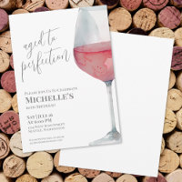 Wine Aged To Perfection 60th Birthday Party