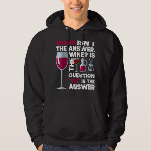 Wine Alcohol Drinking Wine  Wine Glas Bottle Hoodie