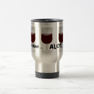 Wine Alot Travel Mug