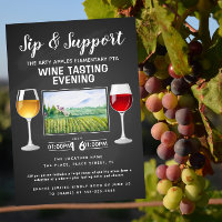 wine and cheese fundraiser event sip and support