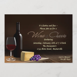 Wine and Cheese Invitation
