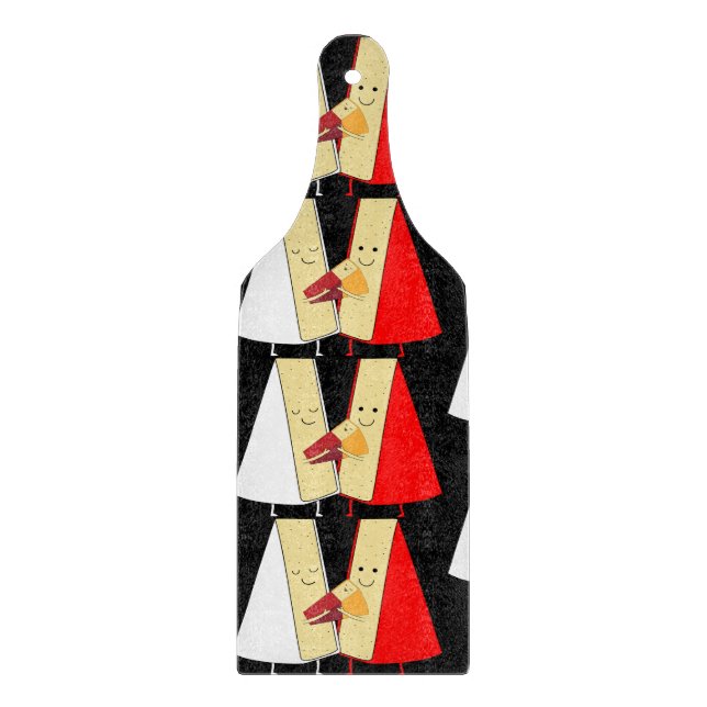 Wine And Cheese Lovers Cutting Board (Front)