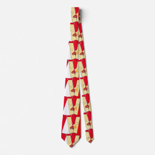 Wine And Cheese Lovers Tie