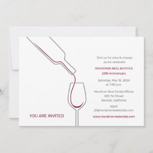 Wine and Cheese Party Invitation