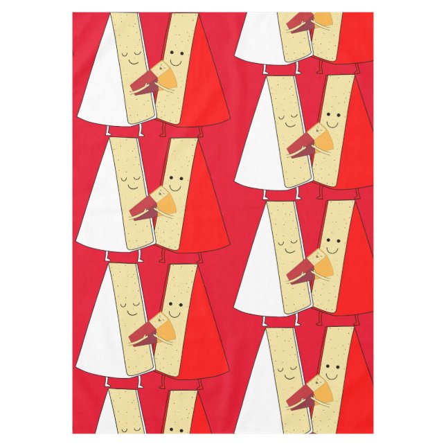 Wine And Cheese party Invitation Tablecloth (Front)