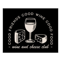 Wine and cheese party night