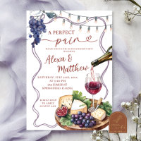 Wine and Cheese Perfect Pair Engagement Shower