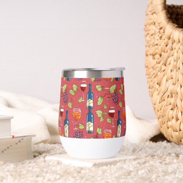 Wine and Grapes Pattern (Living Room)