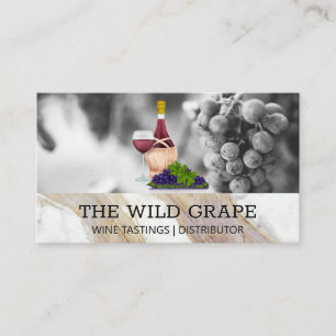 Wine and Grapes Vineyard Appt Business Card