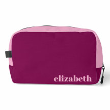 Wine and Light Pink with Name