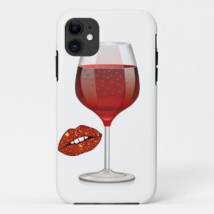 wine and lipstick iPhone 11 case