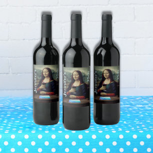 Wine and Paint party birthday celebration 35th Wine Label