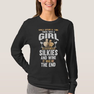 Wine And Silkie Chickens T-Shirt