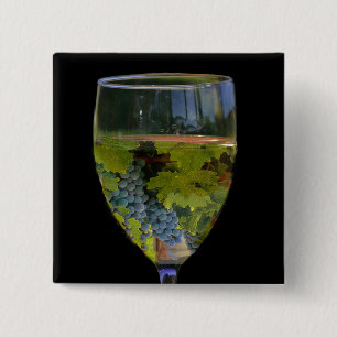 Wine Art Button
