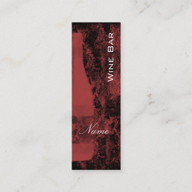 Wine Bar Business Card (Front)