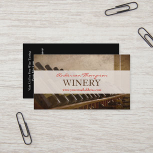 Wine Bar Winery Business Card