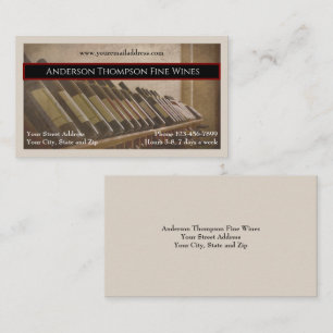 Wine Bar Winery Business Card