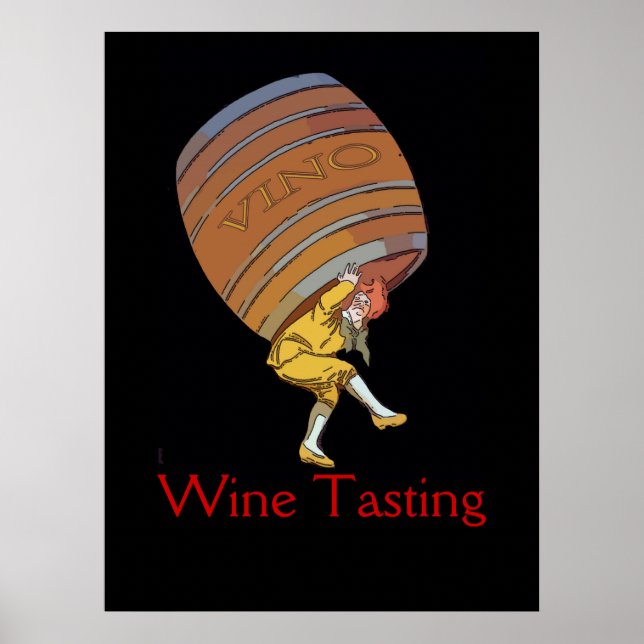 Wine Barrel Edit Poster (Front)