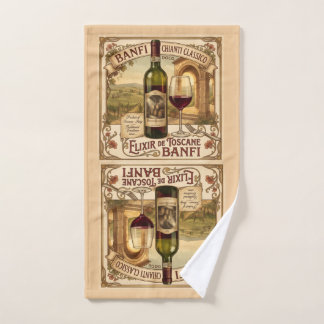 Wine Barrell Hand Towel