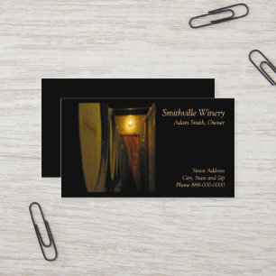 Wine Barrels Winery Business Card